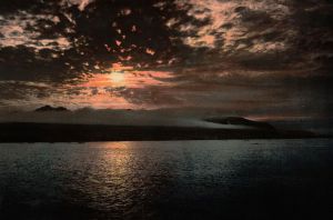 Imagen: Rayo de luna en el mar