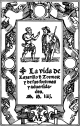 El Lazarillo de Tormes, portada original